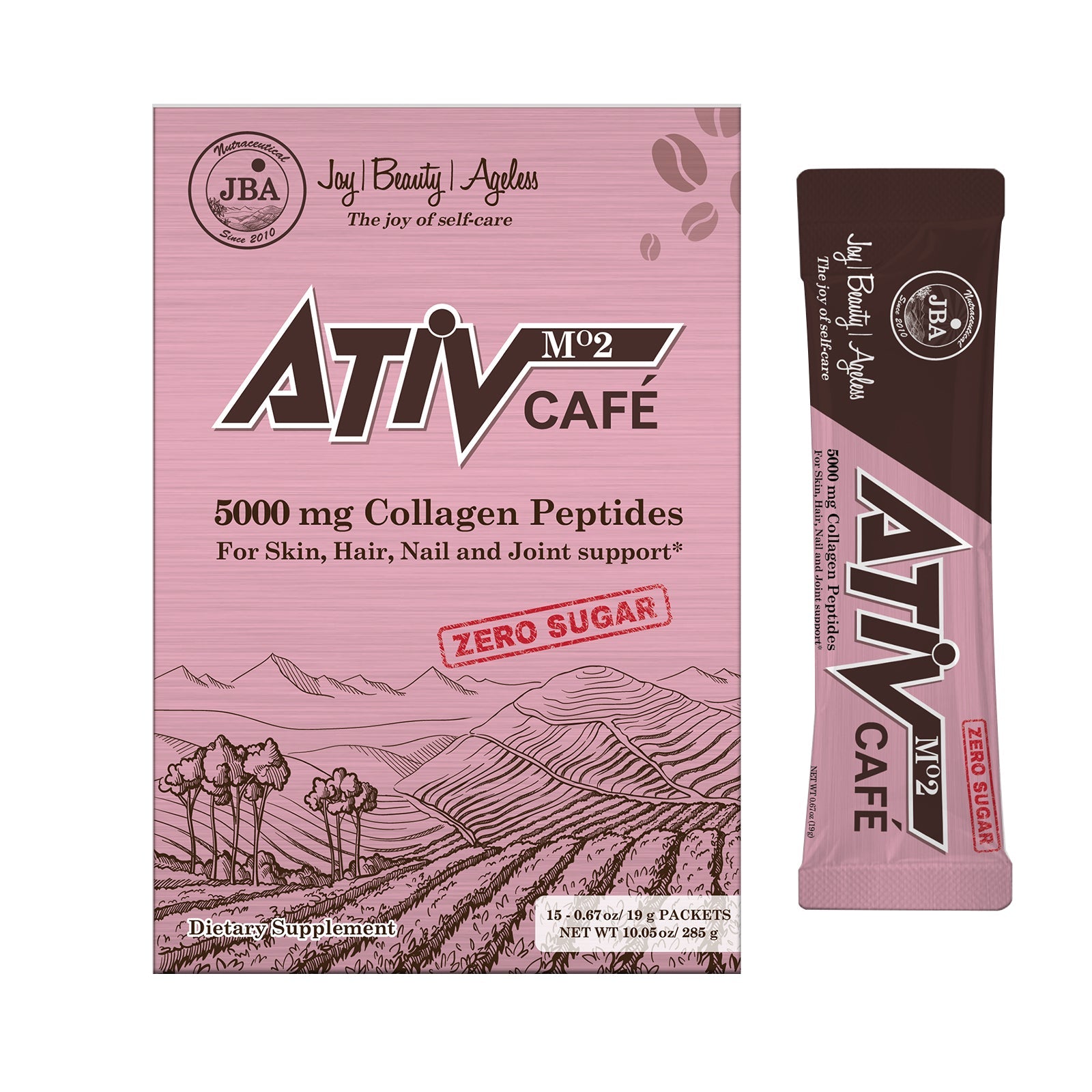 JBA ATIV M2 CAFE 5000mg Collagen Peptides